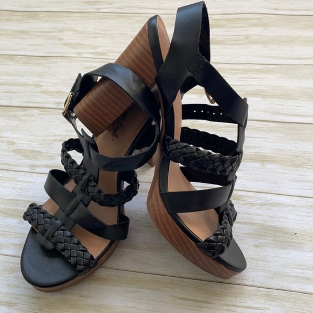 Braided Strappy platform sandals